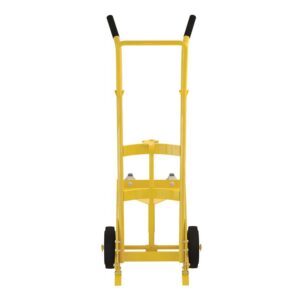 Vestil Drum Truck 2 Rigid 2 Swivel Rubber Wheel Steel