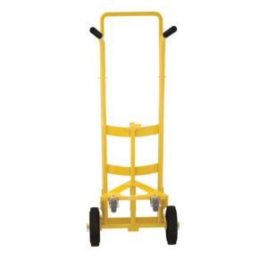 Vestil Drum Truck 2 Rigid 2 Swivel Rubber Wheel Steel