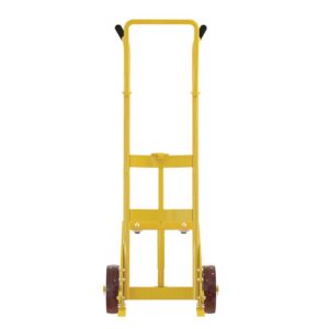 Vestil Drum Truck 2 Rigid 2 Swivel Rubber Wheel Steel