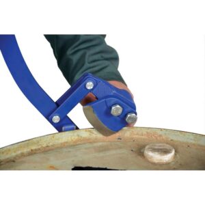 Vestil DD-10 Manual Drum Deheader with Blade-Standard