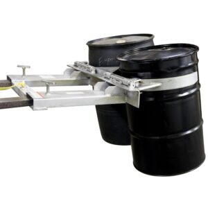 Vestil DGD-55-D-G Drum Gripper Galvanized Double 55 Gal 2K