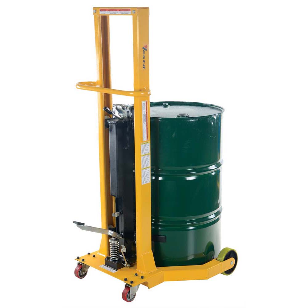 Vestil DRUM-55-36 Portable Drum Jack Steel 55 Gallon Drum