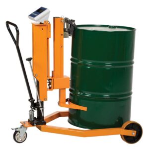 Vestil DRUM-55-SCL Ergo Drum Truck with Scale 500 LB Capacity