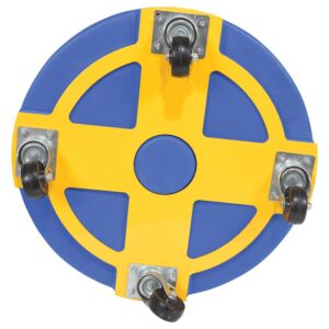 Vestil Drum Dolly HD Poly Blue