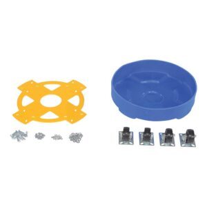 Vestil Drum Dolly HD Poly Blue