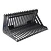 Vestil Skid Steer Rock Grader, Low Profile