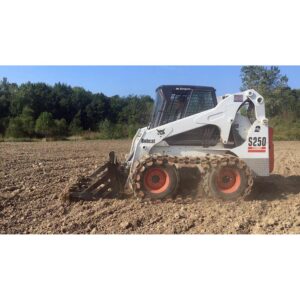 Vestil Skid Steer Rock Grader, Low Profile