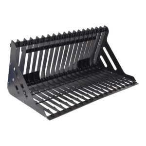 Vestil Skid Steer Rock Grader, Low Profile