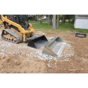 Vestil Skid Steer Bucket Low Profile