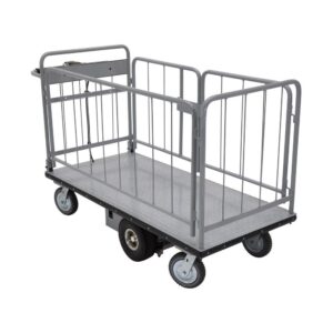 Vestil EMHC-2860-2 Electric Material Handling with Sides Cart 28 x 60