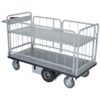 Vestil EMHC-2860-3 Electric Material Handling Cart Sides 1-Shelf 28 x 60