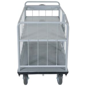 Vestil EMHC-2860-3 Electric Material Handling Cart Sides 1-Shelf 28 x 60