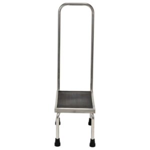 Vestil FT-SS-1HR Stainless Steel Foot Stool with Handrail
