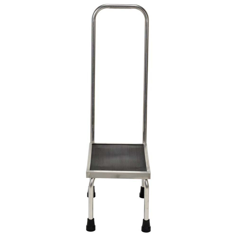 Vestil FT-SS-1HR Stainless Steel Foot Stool with Handrail