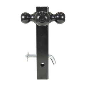 Vestil HITCH-3B Three Ball Tow Hitch - Black