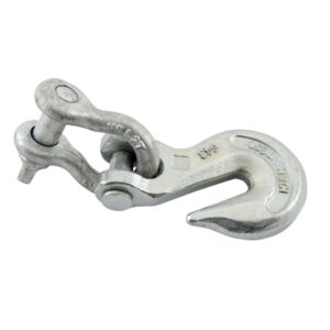 Vestil HOOK-R-4 Rigid Grab Hook With Shackle 4000 LB Cap