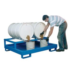 Vestil Horizontal Retention Basin - Blue
