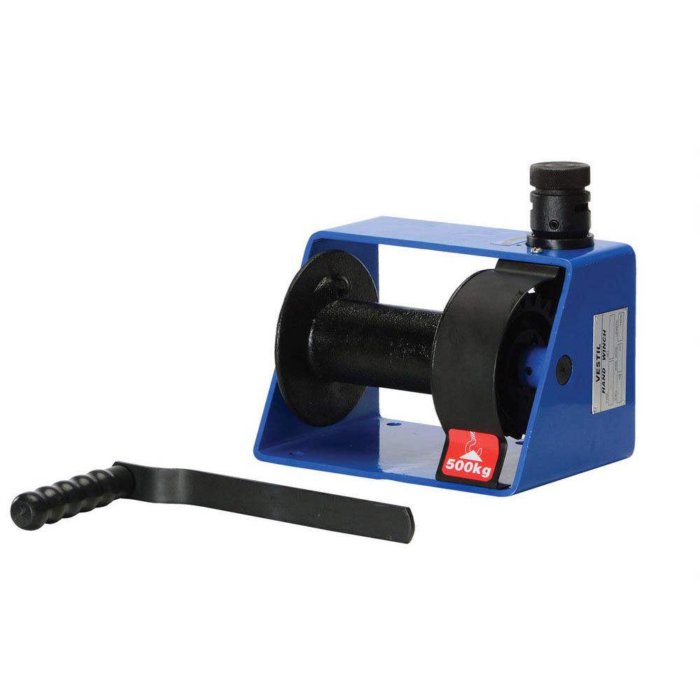 Vestil HWV-1000 Hand Winch - Vertical Handle Worm Gear