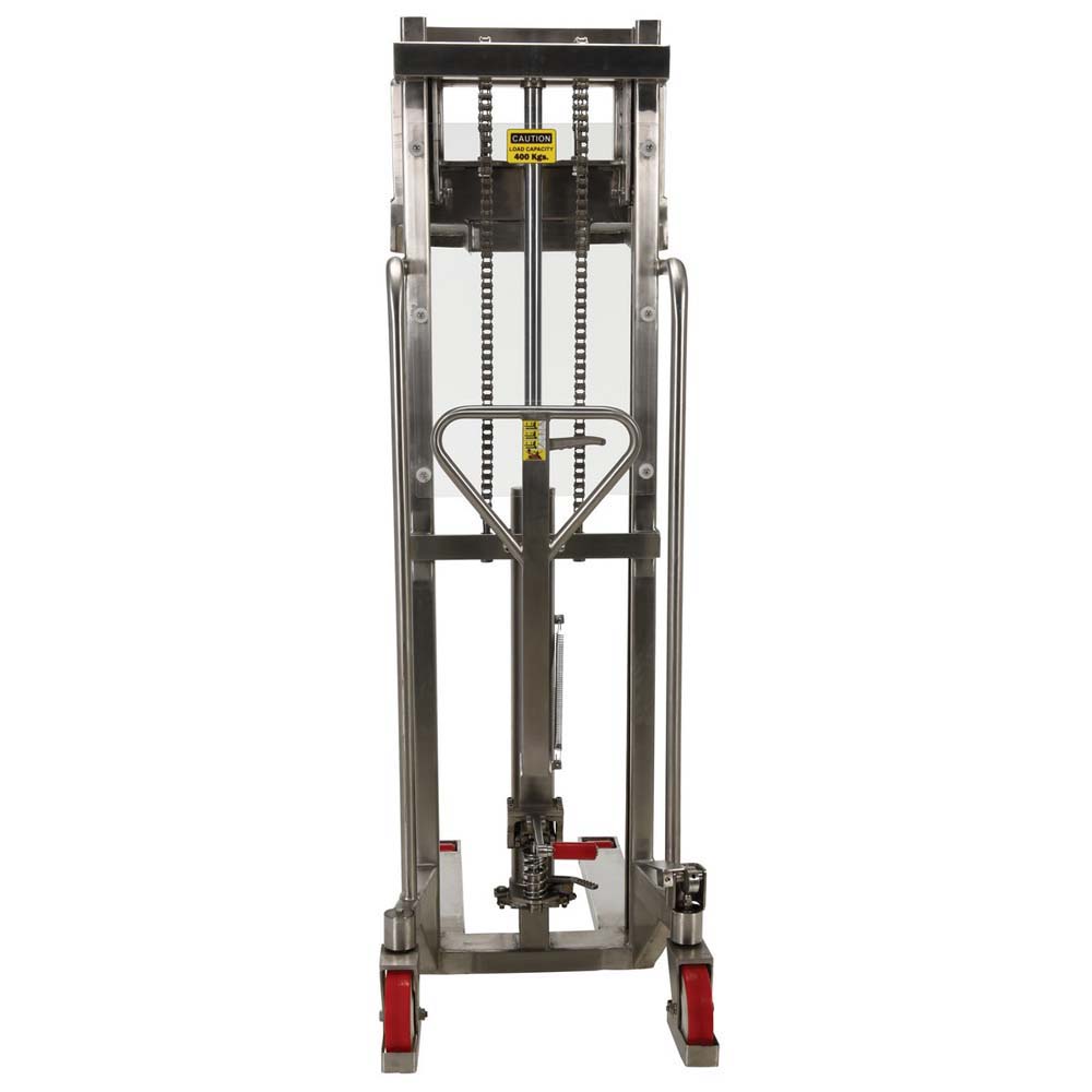 Vestil HYD-10-DA-SS Portable Stainless Steel Hand Pump Hefti-Lift 48" x 74"