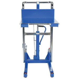 Vestil HYD-3 Portable Welded Steel Hydraulic Hefti-Lift 880 LB. Capacity Blue