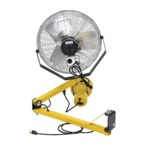 Vestil LL-40-FAN Incandescent Double Arm, Strut Light 40 with 18
