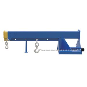 Vestil LM-1T-8-24-HBE-TP HYD Telescoping Lift Boom 8K Fork TK Power