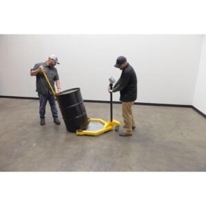 Vestil LO-DC-SCL Low Profile Drum Caddy with Scale