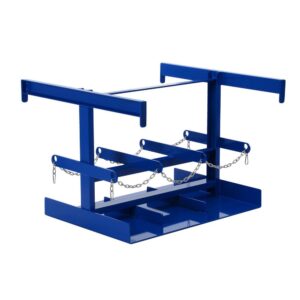 Vestil LP-170 Fork Truck LP Tank Caddy Holds 6 Tanks