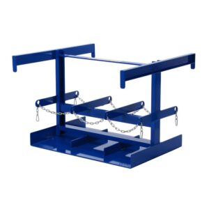 Vestil LP-170 Fork Truck LP Tank Caddy Holds 6 Tanks