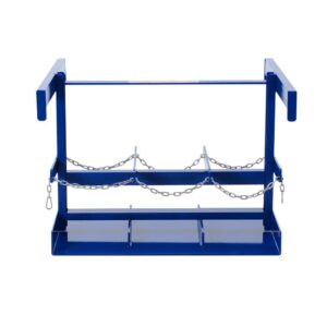 Vestil LP-170 Fork Truck LP Tank Caddy Holds 6 Tanks