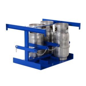 Vestil LP-170 Fork Truck LP Tank Caddy Holds 6 Tanks