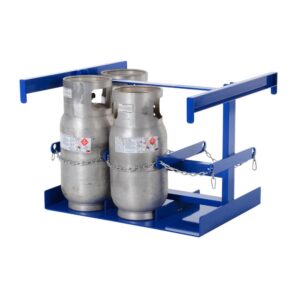 Vestil LP-170 Fork Truck LP Tank Caddy Holds 6 Tanks