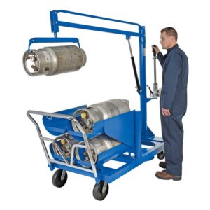 Vestil LP-6 LP Tank Truck with 6 Tank Capacity