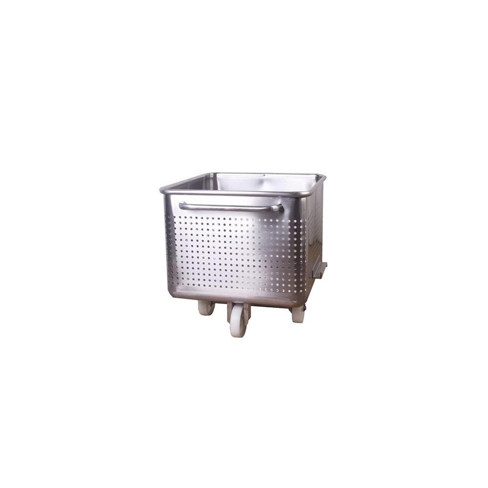 Vestil MBG-PF-400 Meat Buggy Perforated 400LB Cap 304 Grade Stainless Steel