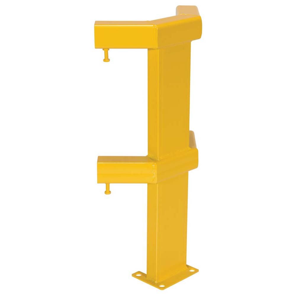 Vestil MG-CP-36-2 Modular Guard System-Corner Post 2 Rail