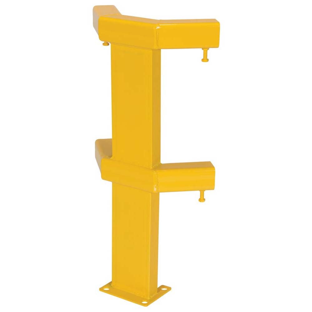 Vestil MG-CP-36-2 Modular Guard System-Corner Post 2 Rail