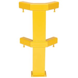 Vestil MG-CP-36-2 Modular Guard System-Corner Post 2 Rail