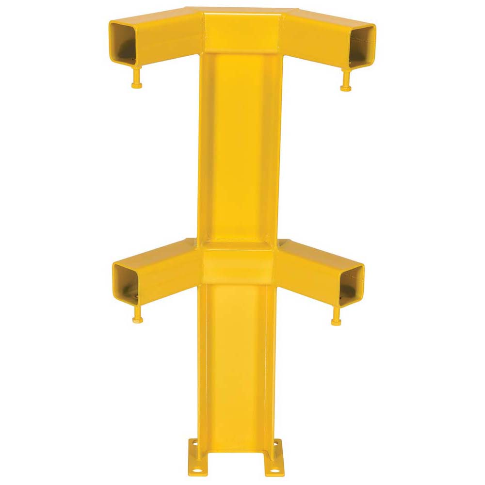 Vestil MG-CP-36-2 Modular Guard System-Corner Post 2 Rail