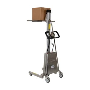 Vestil MWP-330-DC-SS Lightweight DC Power Stainless Steel Lift 330 Capacity