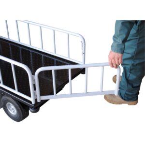Vestil NE-CART-2 Traction Drive Cart Top Load with Gate