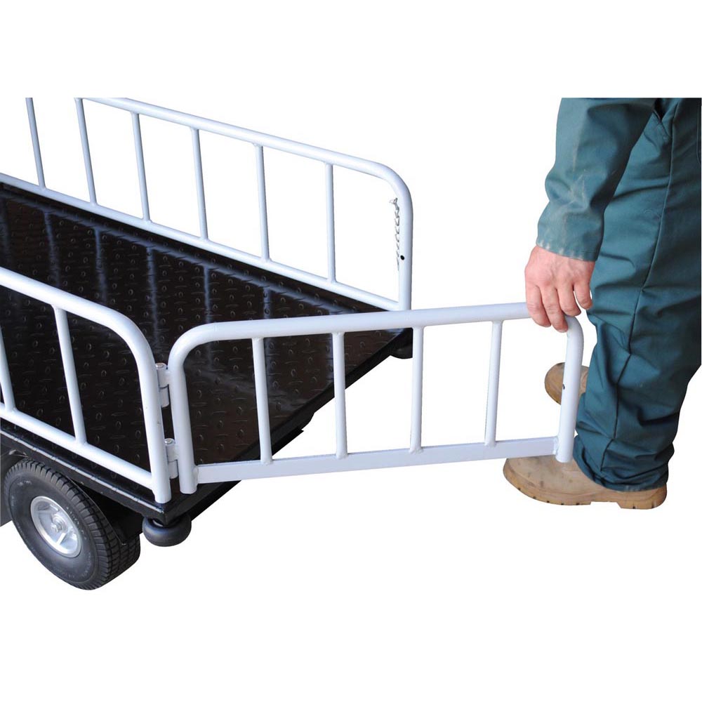 Vestil NE-CART-2 Traction Drive Cart Top Load with Gate