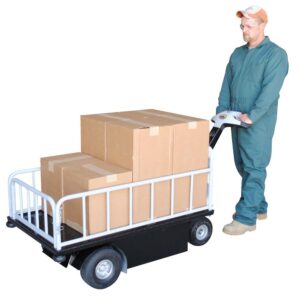 Vestil NE-CART-2 Traction Drive Cart Top Load with Gate