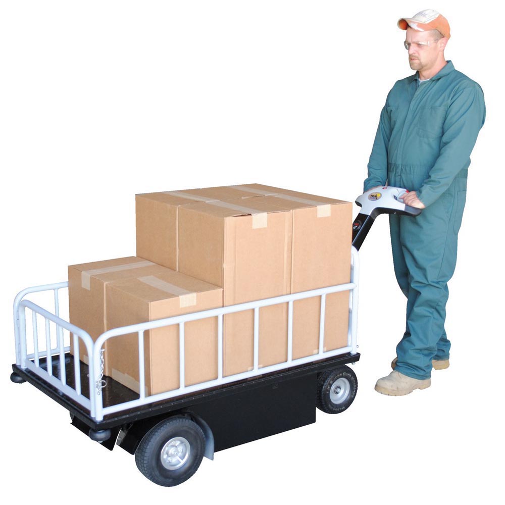 Vestil NE-CART-2 Traction Drive Cart Top Load with Gate