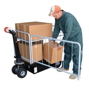 Vestil NE-CART-3 Traction Drive Cart-1 Shelf Side Load