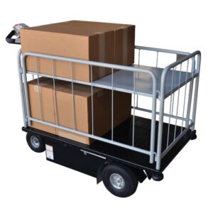 Vestil NE-CART-3 Traction Drive Cart-1 Shelf Side Load