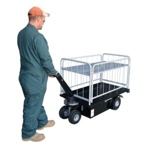 Vestil NE-CART-3 Traction Drive Cart-1 Shelf Side Load