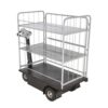 Vestil NE-CART-4 Traction Drive Cart-2 Shelves Side Load
