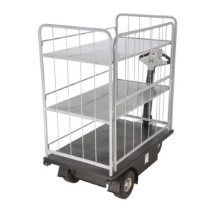 Vestil NE-CART-4 Traction Drive Cart-2 Shelves Side Load
