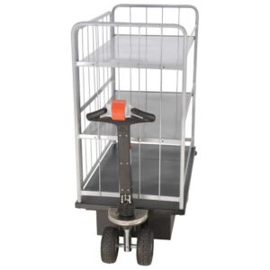 Vestil NE-CART-4 Traction Drive Cart-2 Shelves Side Load