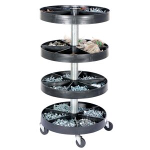 Vestil PBIN-19 Portable Parts Bin 200 LB 19.5 x 19.5